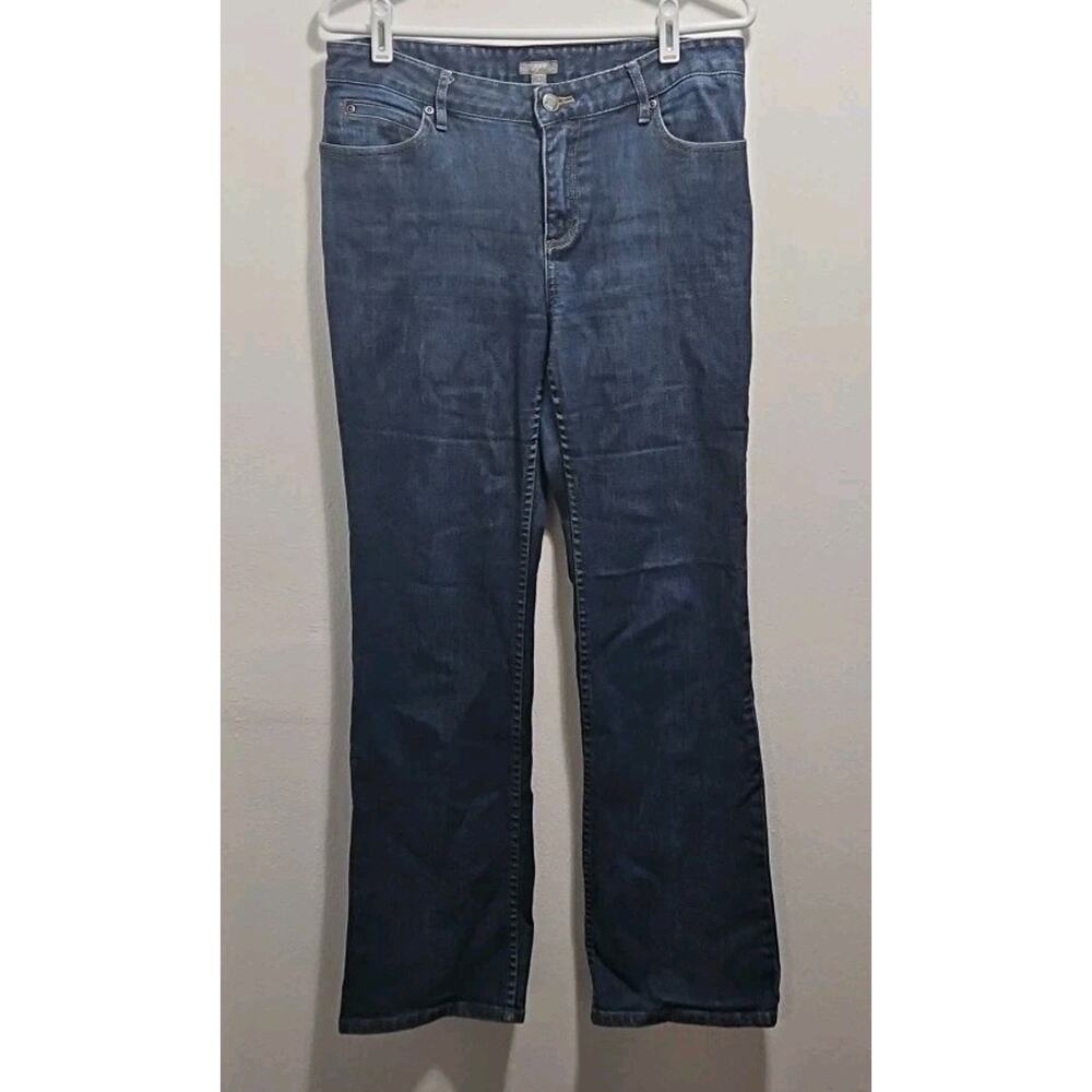 J Jill Women's Jeans Straight Leg Stretch Denim Size 8 (0053)